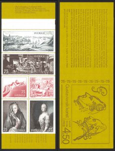 Sweden Sc# 945a MNH Booklet 1972 75o 18th Cent. Swedish Art