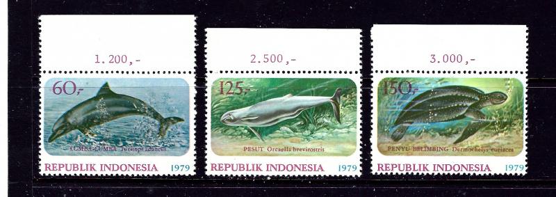 Indonesia 1064-66 MNH 1978 Wildlife Protection