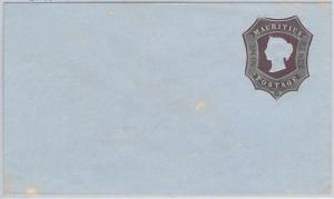 48974   MAURITIUS - POSTAL STATIONERY COVER : H & G  ENVELOPE # 2 with EMBOSSING