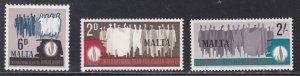 Malta # 381-383, Human Rights Year, Mint NH, 1/2 Cat.