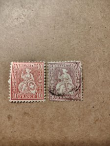 (2759) Switzerland #53,59