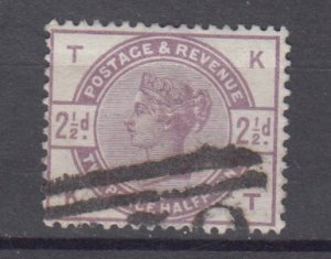 J38703 jlstamps,1883-4 great britain used #101 queen $18.00 scv