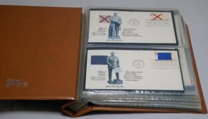 100 USA FDC First Day of Issue Cover Collection Bicentennial Commemorative Album