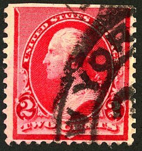 U.S. #220a USED STRAIGHT EDGE 