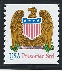 US #3270, Eagle & Shield, M-NH*-