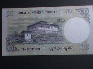 ​BHUTAN-2013- 10 NGULTRUM UNCIRCULATED CURRENCY-VF WE SHIP TO WORLD WIDE