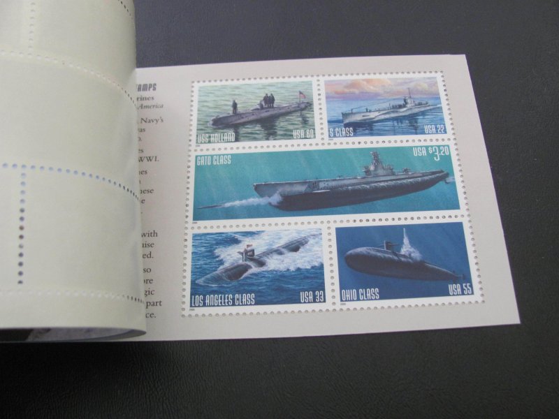 US  SCOTT MNH 2000 SC# 3377a SUBMARINES  BOOKLET