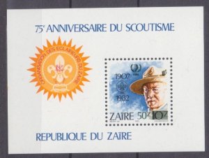 1982 Zaire 791/B44 Scouts / Lord Robert Boden 11,00 €