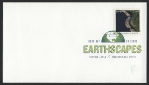 #4710g Earthscapes: Log Rafts, Digital Color FDC **ANY 5=FREE SHIPPING**