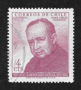 Chile Scott 346 Used LH - 1964 Magr. Carlos Casanueva - SCV $0.25