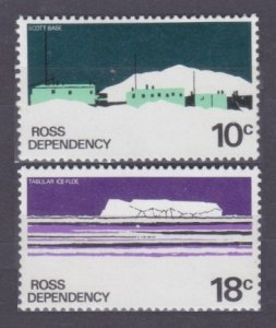 1972 Ross Dependency 13-14 Antarctica Landscape