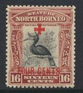 North Borneo  SG 244 SC# B40 MH  Opt Red Cross see scan & details