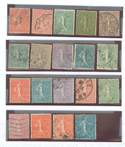 France #138-154 Used Single (Complete Set)