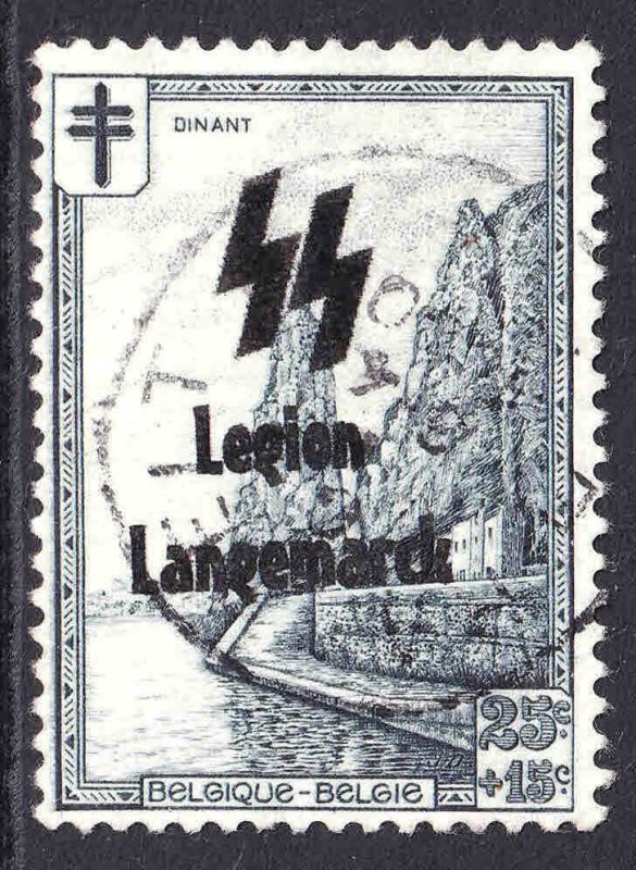 BELGIUM LEGION LANGEMARCK OVERPRINT CDS F/VF SOUND #5