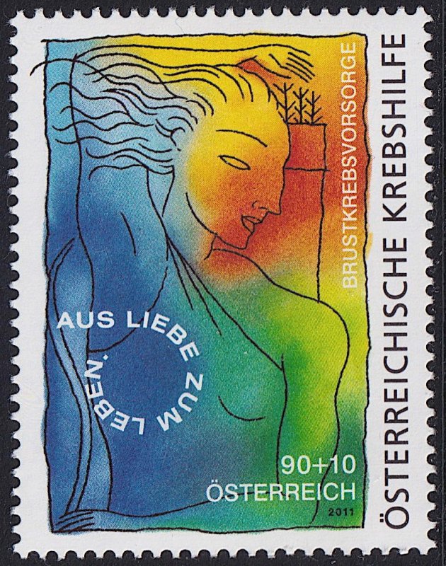 Austria - 2011 - Scott #B388 - MNH - Breast Cancer Research