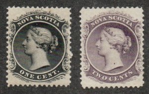 Nova Soctia 8-9 Mint hinged