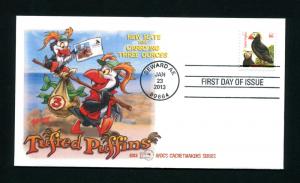 Sc. 4737 Tufted Puffin FDC - AFDCS / Bennett Cachets