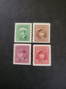 Stamps Canada Scott #278-81   hinged