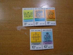 New Zealand  #  615-19   MNH