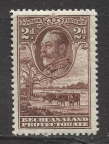 Bechuanaland - Scott 107 - KGV Definitive -1932 - MH - Single 2p Stamp