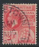 British Guiana SG 260a Used   (Sc# 179 see details) Scarlet