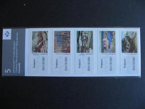 CANADA mint sealed kiosk booklet under inked error affecting Lismer stamp