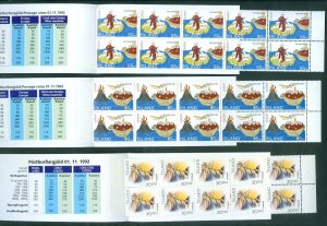 Iceland. 1994. 3 Booklet. Sport 30 Kr. Europe 35-55 Kr.  Sc# 711-80-81.