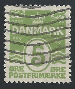 Denmark #90 5o Wavy Lines