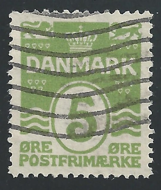 Denmark #90 5o Wavy Lines