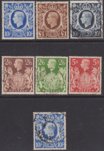 GB 1939 USED & MNH SET TO 
