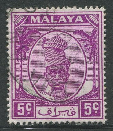 STAMP STATION PERTH Perak #120 Sultan Yussuf Izuddin Shah Used 1952-55