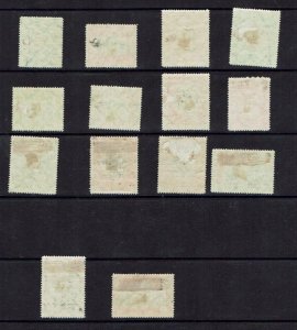 Tonga: 1897, Pictorial Definitive set, Mint