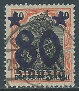 Danzig, Sc #23, 80pf on 30pf, Used