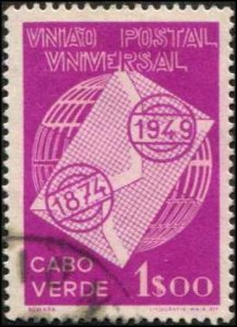 Cape Verde SC# 267 UPU Anniv 1e Uswed SCV $3.00