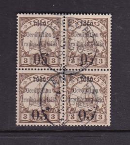 Togo 1914 Sc 151 (top 2 stamps) and 152 ( bottom 2 stamps) CTO - Scarce