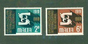 MALTA 398-99 MNH BIN $0.50