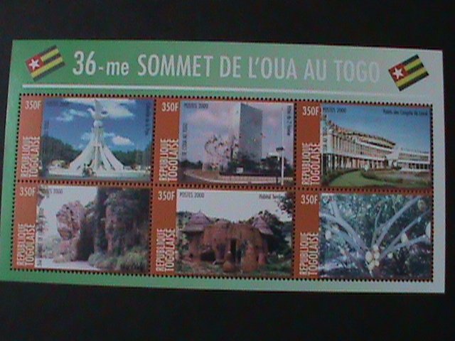 ​TOGO-2000- SC#1954 36TH AFRICAN UNITY SUMMIT-LOME MNH-SHEET-VF LAST ONE