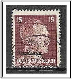 Ukraine #N51 Issued Under German Occupation Third Reich Used