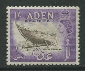 STAMP STATION PERTH Aden #62 - QEII Definitive Issue 1953-59  MLH  CV$0.65.