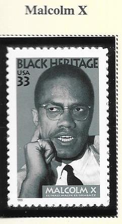 US#3273 $0.33 Malcom X (MNH) CV $1.00