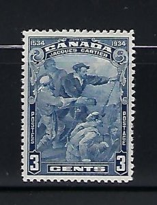 CANADA SCOTT #208 1934 JACQUES CARTIER MINT NEVER  HINGED