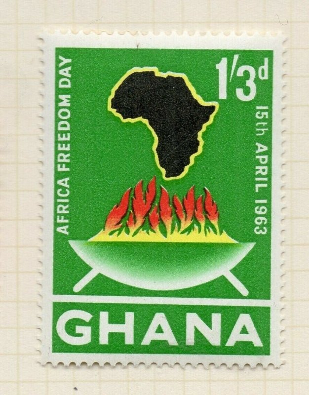 Ghana 1963 Early Issue Fine Mint Hinged 1S.3d. NW-167924