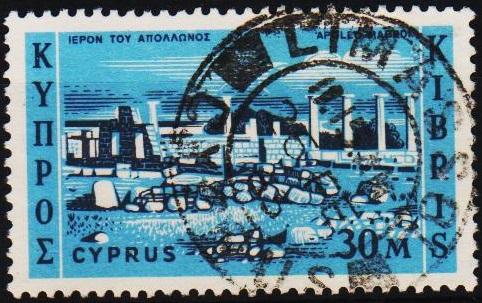 Cyprus. 1962 30m S.G.216 Fine Used