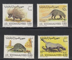 Somalia # 540-543, Animals,, Mint LH, 1/3 Cat.