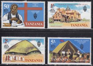 Tanzania 78-81 Church of Uganda. centenary 1977