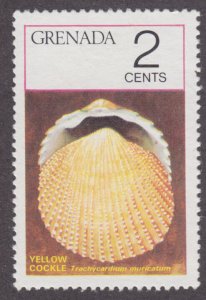 Grenada 654 Yellow Cockle 1975