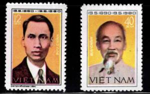 Unified Viet Nam Scott 1060-1061 Ho Chi Minh set NGAI