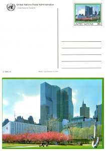 United Nations, New York, Government Postal Card