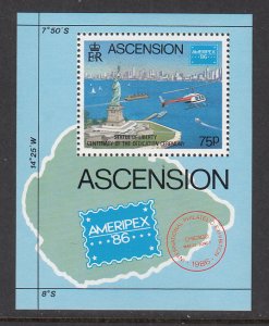 Ascension 398 Souvenir Sheet MNH VF