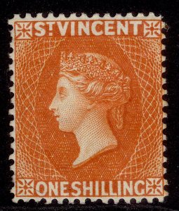 ST. VINCENT QV SG58a, 1s red-orange, M MINT. Cat £14.